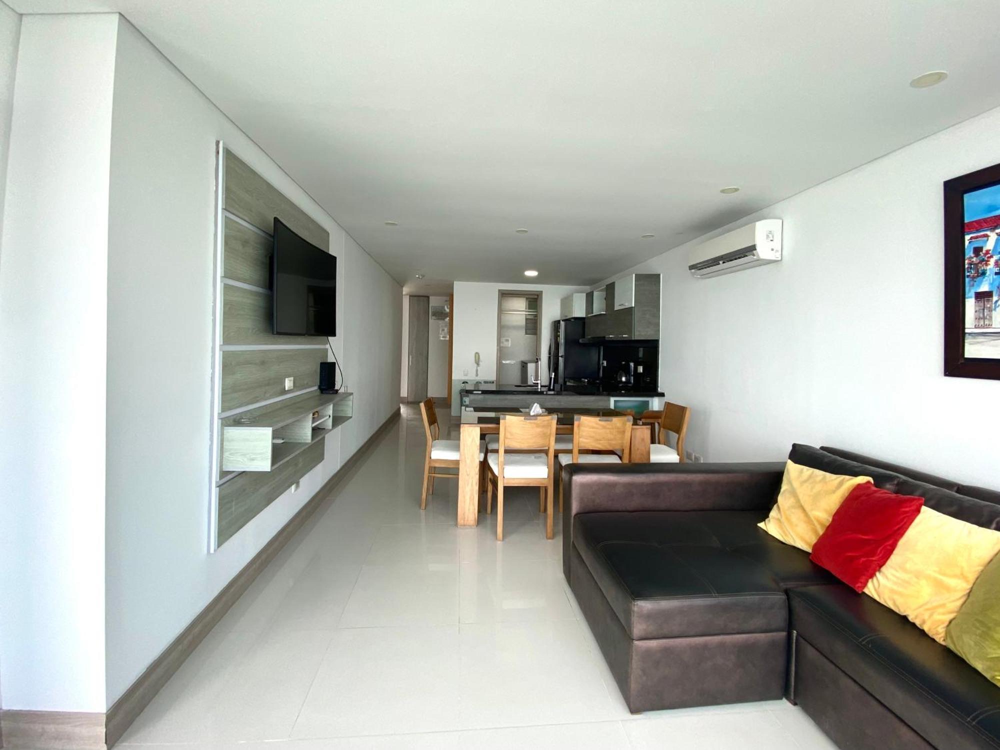 Apartamento frente al mar. Cartagena el Laguito Exterior foto