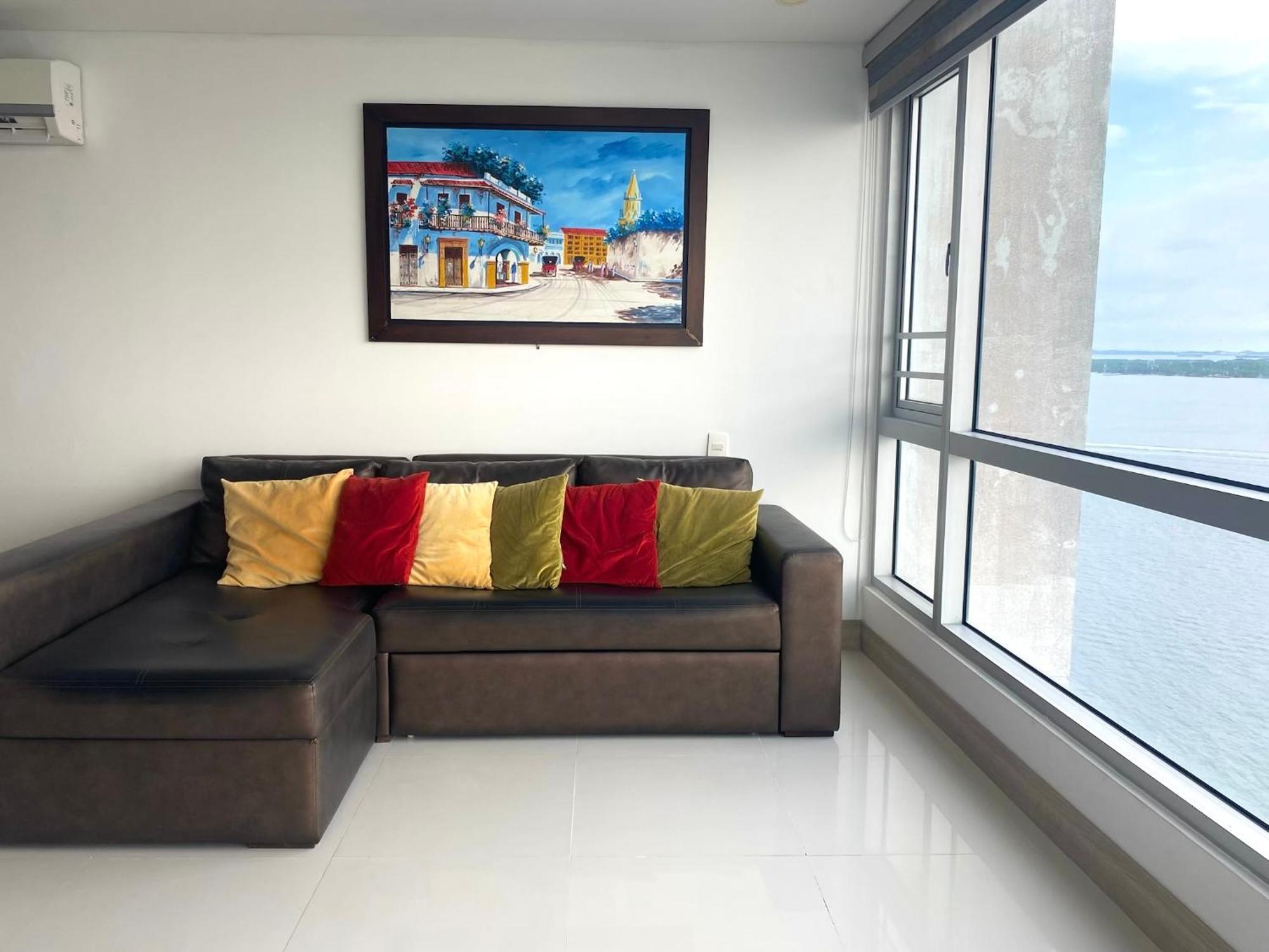 Apartamento frente al mar. Cartagena el Laguito Exterior foto
