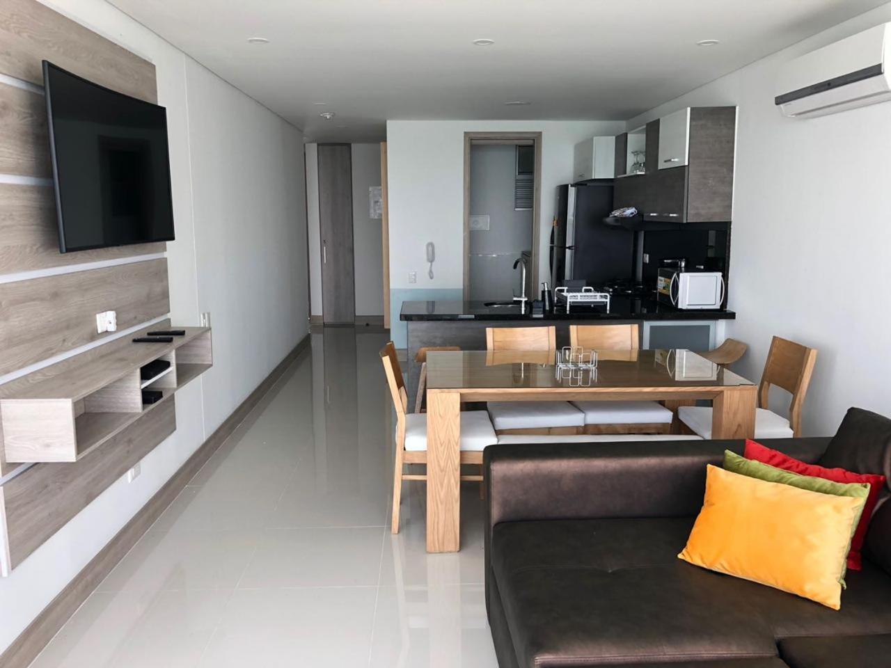 Apartamento frente al mar. Cartagena el Laguito Exterior foto